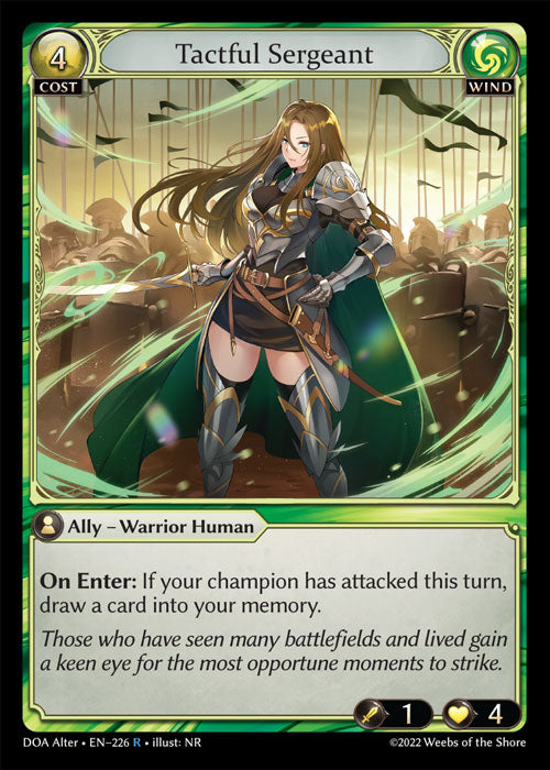 [Wind] Tactful Sergeant [DOA Alter-226-R]