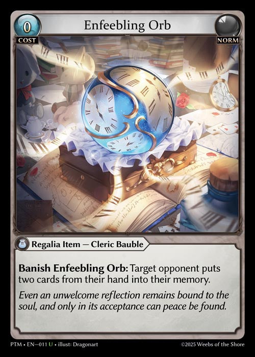 [Norm] Enfeebling Orb CURIO FOIL [PTM-011-U]