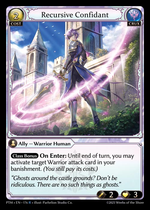 [Crux] Recursive Confidant FOIL [PTM-176-R]
