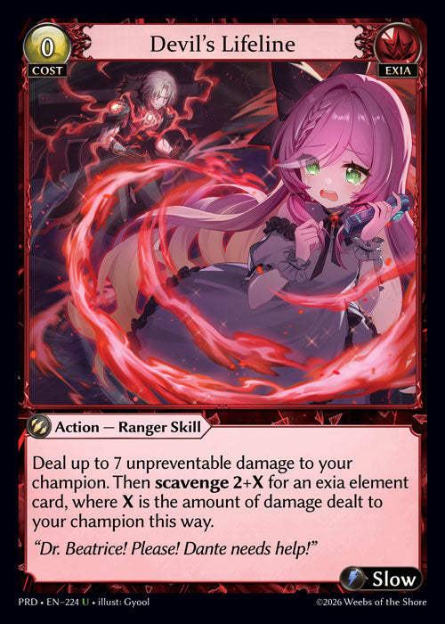 [Exia] Devil's Lifeline [PRD-224-U]