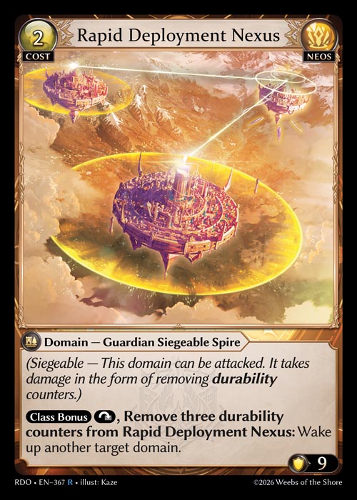 [Neos] Rapid Deployment Nexus FOIL [RDO-367-R]