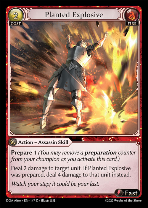 [Fire] Planted Explosive FOIL [DOA Alter-147-C]