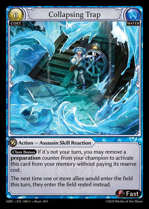 [Water] Collapsing Trap [MRC-108-U]