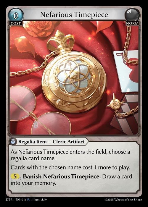 [Norm] Nefarious Timepiece FOIL [DTR-016-R]