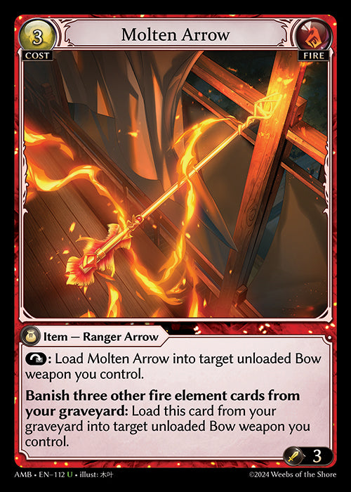 [Fire] Molten Arrow [AMB-112-U]